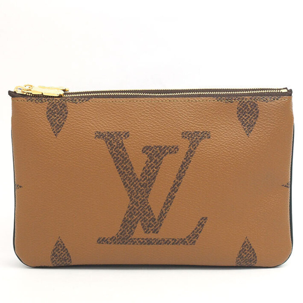 Louis Vuitton Pochette Double Zip Monogram Shoulder Bag